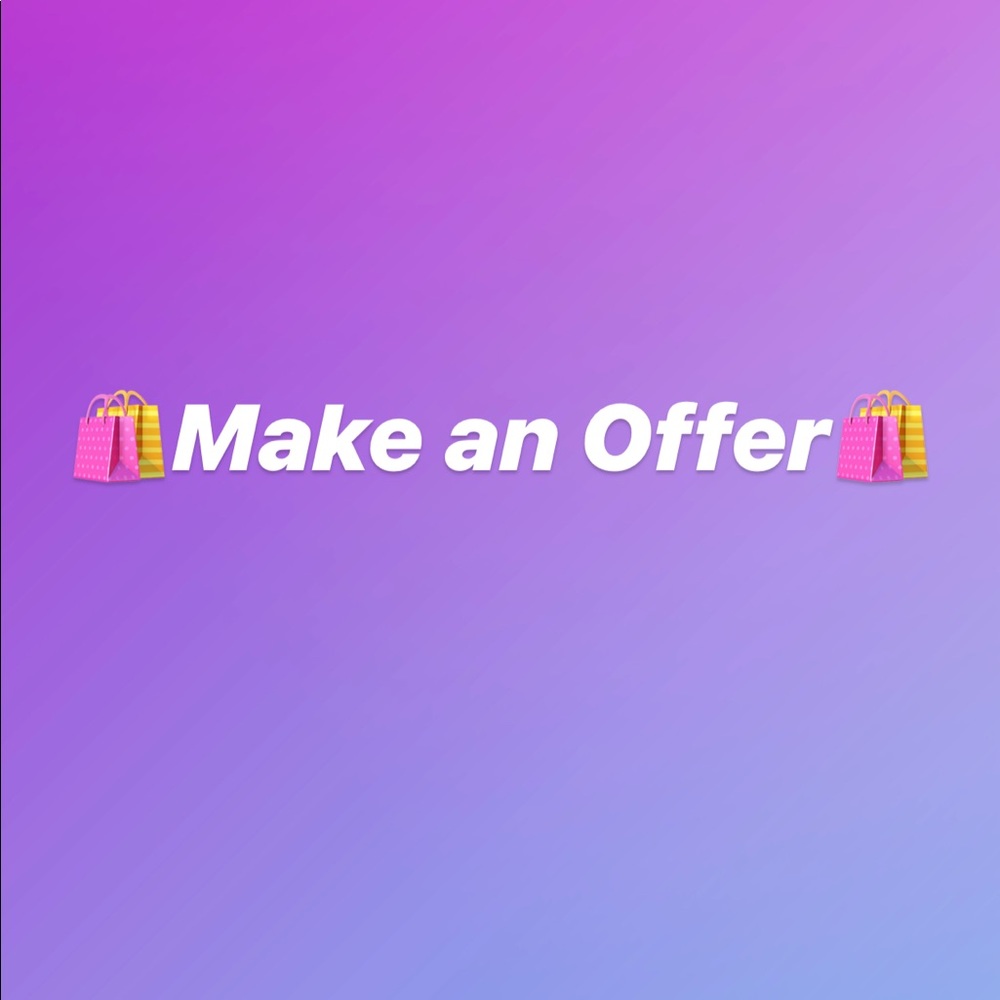 Offers welcome!